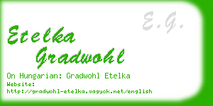 etelka gradwohl business card